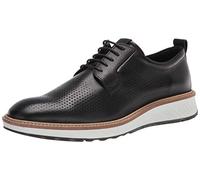 ECCO Men's ST.1 Hybrid Plain Toe 2.0 Oxford, Black Perforated, 43 EU