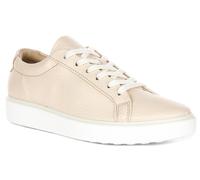 Ecco Morbido 60 W Profilo Basso Avvolgere Passeggio Pelle Donna Scarpe IN Beige