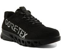Ecco Multi Vent Leather Outdoor Trekking Neri Scarpe Da Uomo EU 39-46