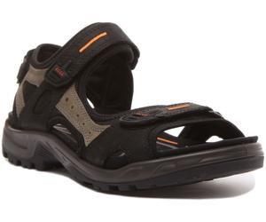 Ecco Offroad Andes Sandalo Strappy Da Uomo In Nero Taglia EU 39-46