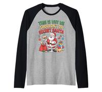 Ecco perché Non dovremmo Fare Babbo Natale Segreto Divertente Maglia con Maniche Raglan
