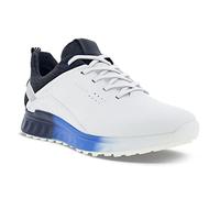 ECCO S-Three, Scarpe da Golf Uomo, Nero/Bianco, 38.5 EU