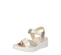 ECCO Sandali da donna Flowt Wedge Luxury Crossband, oro bianco puro, 41 EU