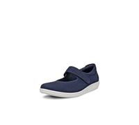 ECCO Scarpe Basse da Donna Soft 2.0 Mary-Jane, Blu Marino, Taglia 37