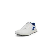 ECCO Scarpe da Golf da Uomo 2025 Core Low-Cut Boa in Pelle Impermeabile Senza Punte, Bianco Virtuale, 45 EU