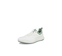ECCO Scarpe da golf impermeabili Core Lace da uomo, Bianco/Verde Sedum, 9-9.5