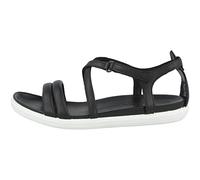 ECCO Simpil Flat Sandal 209233, Donna, Nero Black 233, 36 EU