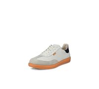 ECCO Sneaker da Donna Soft 11, Ghiaia/Bianco/Blu Marino, 39