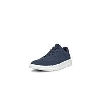 ECCO Sneaker da Uomo Day Lace Up, Nubuck Blu Marino, 41/41.5 EU