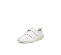 ECCO Sneakers Basse da Donna Soft 2.0, Bianco Brillante, 42 EU