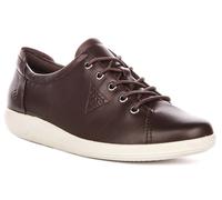 Ecco Morbido 2.0 Moda Fibra Sistema Pelle Donna da Ginnastica IN Marrone UK 4 -