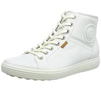 ECCO Soft 7 W 023, Scarpe da Ginnastica Alte Donna, Bianco (White 1007), 39 EU