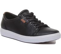Ecco Soft Pelle Smart Lace Up Scarpe Da Donna In Blu Taglia UK 3 - 9