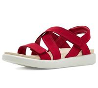 ECCO Soft Sandal Cross Strap, Donna, Rosso Peperoncino, 42.5 EU