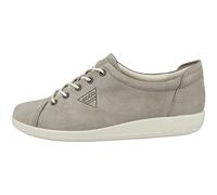 ECCO Soft2.0, Scarpe Stringate Basse, Donna, Grigio (Warm Grey 2375), 43 EU