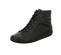 ECCO Soft2.0, Scarpe Stringate Basse, Donna, Nero (Black With Black Sole 56723), 35 EU