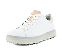 ECCO Tray Hybrid Hydromax Water-Resistant, Scarpe da Golf Donna, Bianco Brillante, 42 EU
