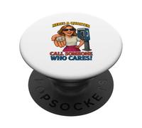 Ecco un quarto di chiamata qualcuno a cui importa divertente PopSockets PopGrip Adesivo
