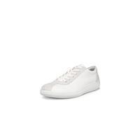 ECCO Sneaker Uomo Soft Zero Pelle con lacci Bianco Ombra 43 EU