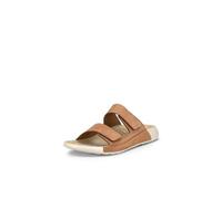 ECCO Women's Cozmo Two Band Slide Sandal, Cashmere Nubuck, 6-6.5