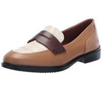 ECCO Women's Dress Classic 15 Penny Loafer, Cashmere/Limestone/Chocolat, 6-6.5
