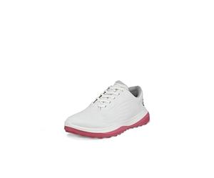 ECCO Women's Lt1 Spikeless Golf Shoes, White Bubblegum, 38 EU