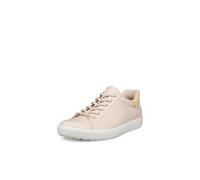 ECCO Women's Soft 7 Easy Slip Sneaker, Limestone/Straw, 6-6.5