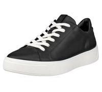 ECCO Women's Street Tray Sneaker, 2/2.5 UK, Nero, 4.5 UK