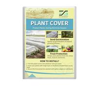ECCOGREAT Tessuto Non Tessuto per aiuole Rialzate, 30 g/m², 3 x 5 m (15 m²), Traspirante, Protezione antigelo per Verdure, aiuole, Fiori, Protezione da Gelo e parassiti