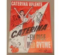 "Eccomi - qui resto" Valente 1959 Danish Original Vintage Movie Program
