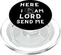 Eccomi, Signore, mandami una fede cristiana ispiratrice PopSockets PopGrip per MagSafe