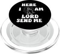 Eccomi, Signore, mandami una stampa cristiana PopSockets PopGrip per MagSafe
