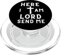 Eccomi, Signore, mandami una stampa cristiana PopSockets PopGrip per MagSafe