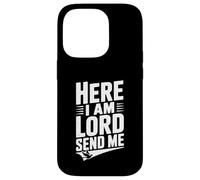 Eccomi, Signore mi manda la fede cristiana Custodia per iPhone 14 Pro
