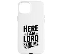 Eccomi, Signore mi manda la fede cristiana Custodia per iPhone 15 Plus