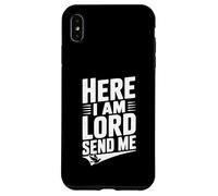 Eccomi, Signore mi manda la fede cristiana Custodia per iPhone XS Max