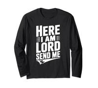 Eccomi, Signore Mi Manda la Fede Cristiana Maglia a Manica