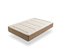ECCOX - Materasso in Memory Foam Serenity - Altezza 22 cm - Nucleo HR ad Alta Densità - Visco + Imbottitura Supersoft Top to Top - Sistema di Supporto Centrale a Durezza Medio-Alta (80x190 cm)