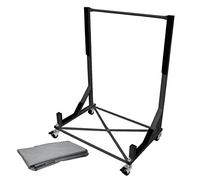 ECD Germany Supporto Hardtop Carrello Porta Hard Top Tettuccio per Auto Convertibile - Acciaio - Nero - 75 x 52 x 93 cm - Supporto Rigido Capote - con Copertura Telo XXL- con 4 Ruote di Bloccaggio