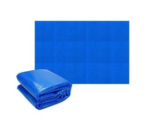 ECD Germany Telone Solare per Piscina 400 µm Rettangolare 600x400 cm Blu, Copertura Tagliabile su Misura, Pellicola Termica Isolante con Sistema Riscaldante, Telo con Materiale Resistente al Cloro