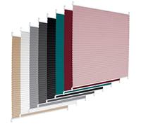 ECD Germany Tenda Plissettata per Finestre e Porte Klemmfix a Rullo 100 x 200 cm Blu Petrolio Opaco Protezione dal Sole con Supporto a Morsetto Easy Fix Senza Foratura Tende Oscuranti Avvolgibili