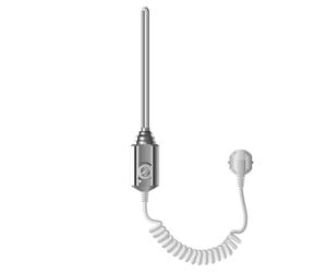 ECD Germany Termostato Regolatore Elettronico di Temperatura per Radiatori da Bagno 1/2" Cromato Acciaio Inox 900W Riscaldatore Elettrico Resistenza Elettrica Scaldasalviette Asta Riscaldante