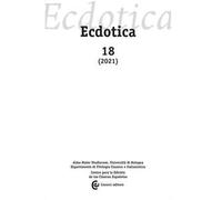 Ecdotica (2022). Vol. 18
