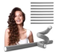 ECENCE Bigodini Flessibili Arricciacapelli Senza Calore 10 Grigio