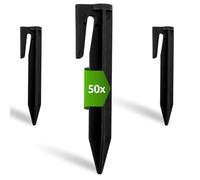 ECENCE Picchetti per ancoraggio a terra per robot tagliaerba, Set da 50, Fissaggio per robot tosaerba, Fissacavo per cavo guida, Ganci da Terra per Giardino per filo perimetra