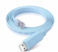 EceoThsy Cavo USB a Console SH-RJ45P con Chip 304 - 1,8 Metri per Router Cisco, Switch e Dispositivi di Rete - Connessione Affidabile e Compatibilità Universale-usb to rj45 serial console cable