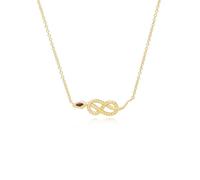 ECFEW Collana con ciondolo a forma di serpente in argento sterling placcato oro