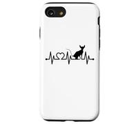 ECG Heartbeat Pulse Heart Sphynx per proprietari di gatti Custodia per iPhone SE (2020) / 7/8