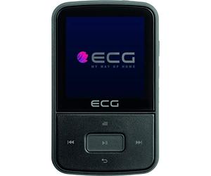 ECG PMP 30 8GB Black MP3/MP4 Player - Memoria 8 GB; 30 preselezioni per trasmettitore FM; MP3 dalla scheda Micro SD; dittafetto; Sportclip; blocco tasti; USB 2.0; auricolari in-ear serie premi nero