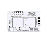 ECG - Righello a 7 fasi per interpretazione ECG, strumento di misurazione in plastica trasparente con frequenza cardiaca, intervallo PR e guide segmento ST (confezione da 2) (1 pezzo)